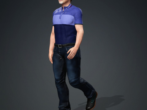 Brad Pitt Model 3D