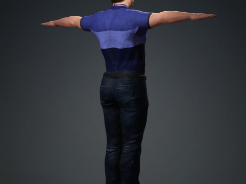 Brad Pitt Model 3D