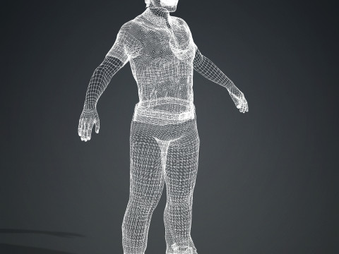 Brad Pitt Model 3D