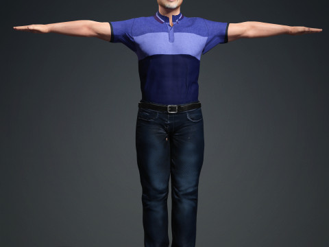 Brad Pitt Model 3D