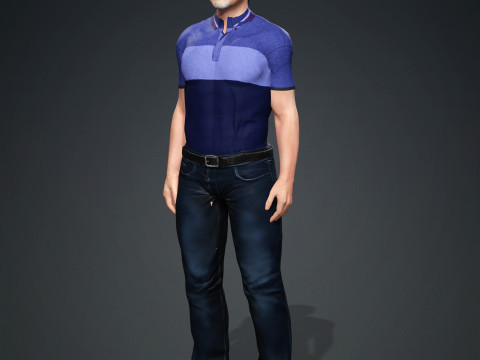 Brad Pitt Model 3D