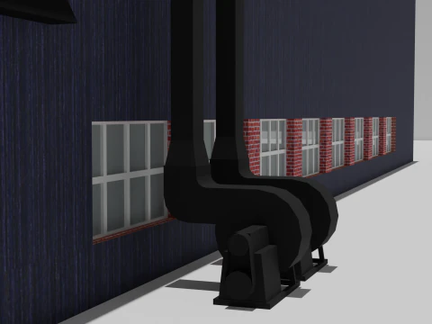 Industrial Buliding 3D Model