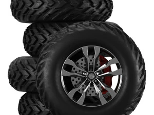 CFMOTO CFORCE 1000 wheel 3D Model