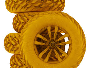 CFMOTO CFORCE 1000 ホイール 3Dモデル