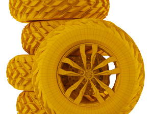 CFMOTO CFORCE 1000 ホイール 3Dモデル