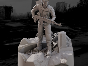 Scavenger Bravo 1-35 scale miniature 3D Baskı Modeli