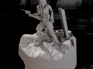 Scavenger Charlie 1-35 scale miniature Model do druku 3D