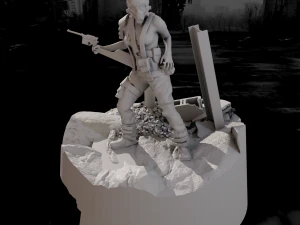Miniatura do Scavenger Charlie em escala 1-35 Modelo de Impressão 3D