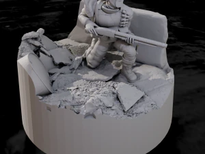 Scavenger Delta 1-35 scale miniature 3D Print Model