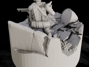 Scavenger Delta 1-35 scale miniature 3D Print Model