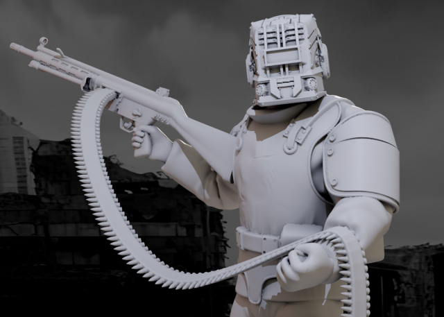 Scavenger Alpha 1-35 scale miniature Modello di stampa 3D .c4d .max .obj .3ds .fbx .stl .blend 
