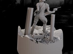 Scavengers pack FULL Diorama 3D Baskı Modeli