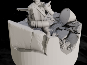 Scavengers pack FULL Diorama 3D Baskı Modeli
