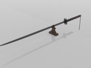 ZANGETSU ZANPAKTO ICIHIGO KUROSAKI BLEACH BANKAI 3D 모델