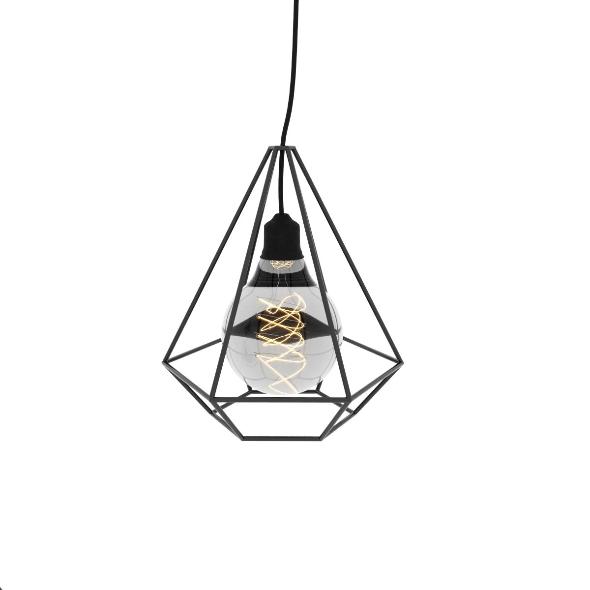 Edison lamp 3D Model .c4d .max .obj .3ds .fbx .stl .blend 