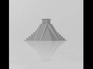 Piramide maya Modello di stampa 3D