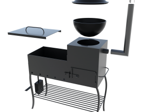 Brasier 2 in 1 3D मॉडल