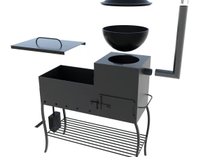 Brasier 2 in 1 3D Model