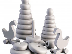 PYRAMID GURNEY TOY GOOSE 3D Model