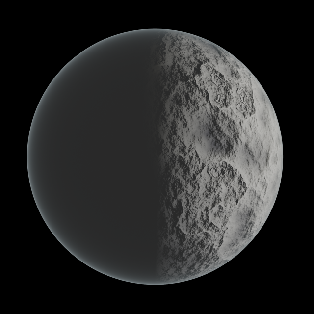 Moon 3D 3D 모델 .c4d .max .obj .3ds .fbx .stl .blend 