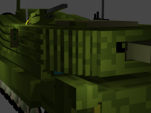 Lowpoly Tank 3D Model
