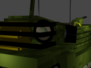 Lowpoly Tank 3D Model