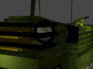 Lowpoly Tank 3D Model
