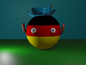 German country ball Modelo 3D