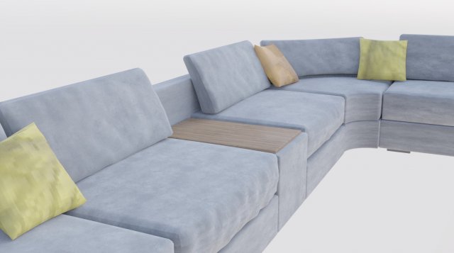 Living room sofa Modelo 3D .c4d .max .obj .3ds .fbx .stl .blend
