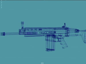 FN SCAR 3D Модель