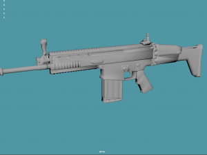 FN SCAR 3D Модель
