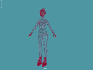 Girl 3D Model