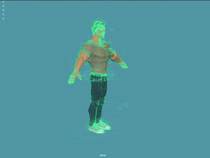 Athletic 3D Model