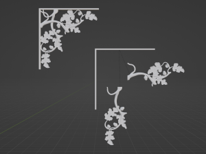 Landeau Wrought Iron Rail 3D मॉडल