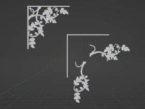 Landeau Wrought Iron Rail 3D Model