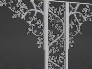 Landeau Wrought Iron Rail 3D मॉडल