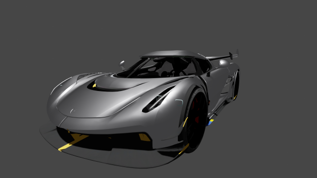 Sport car 2019 3D Model .c4d .max .obj .3ds .fbx .stl .blend