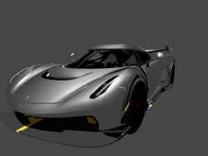 Sport car 2019 3D Model