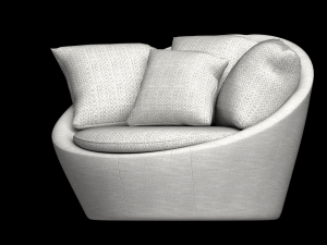 Paxton Armchair Model 3D