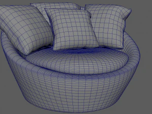 Paxton Armchair 3D Model