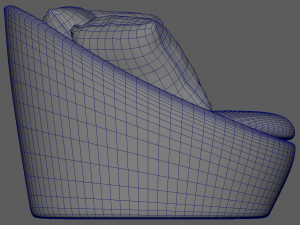 Paxton Armchair 3D Model