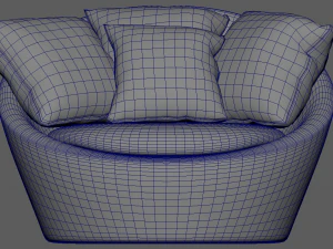 Paxton Armchair 3D Model