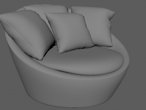 Paxton Armchair 3D Model