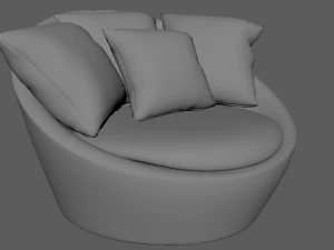 Paxton Armchair 3D Model