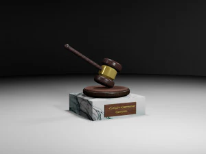 The judicial hammer 3D Model