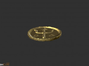 GoldCoin 3D Model