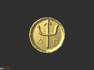 Золотая Монета 3D Модель