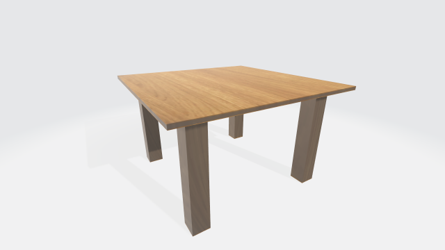 Table 3D-Modell .c4d .max .obj .3ds .fbx .stl .blend 
