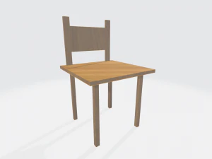 의자 3D 모델