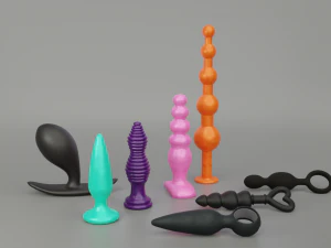 防撞塞集合 3D 模型